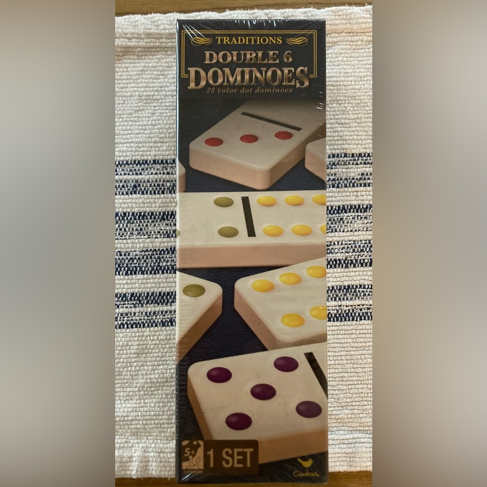Unopened dominoes set